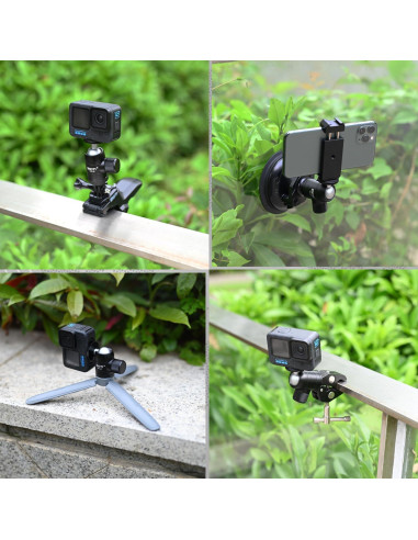 Cabezal de Bola Mini SIOTI 360 para Cámara y Teléfono