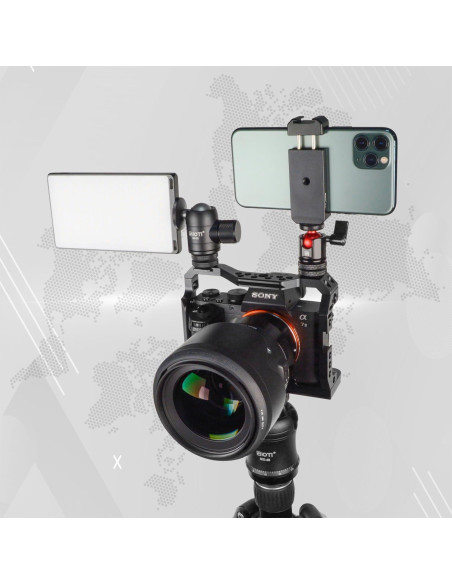 Cabezal de Bola Mini SIOTI 360 para Cámara y Teléfono