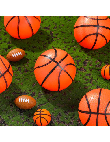 Civaner 20 Mini Pelotas Inflables de Baloncesto 10 cm para Niños