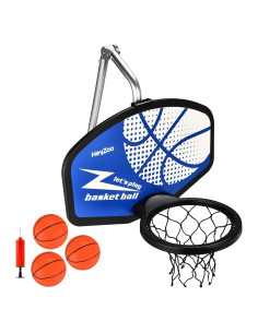 Aro de Baloncesto HeyZoo para Trampolín Ajustable con Pelotas