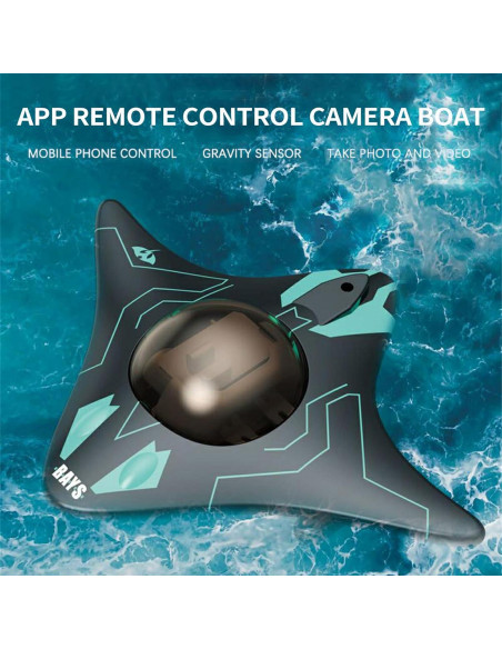 Barco RC GoolRC con Cámara HD Inalámbrica para Niños 8+