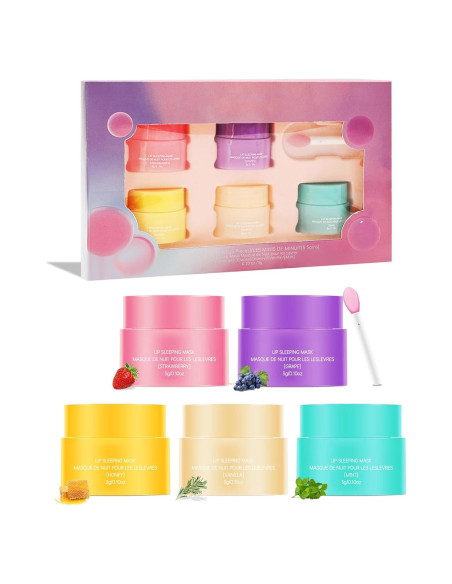 Conjunto de 5 Mascarillas Labiales Hidratantes Caedelfly