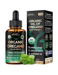 Aceite de Orégano Orgánico USDA 29.57 ml - Nutra Harmony
