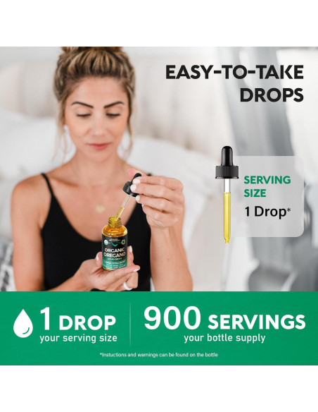 Aceite de Orégano Orgánico USDA 29.57 ml - Nutra Harmony