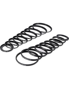Kit de Filtros de Lente Andoer 18 Piezas Anillos Adaptadores 2