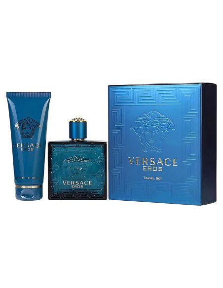 Conjunto de Fragancia Versace Eros - Eau de Toilette 100ml y Gel de Ducha 100ml