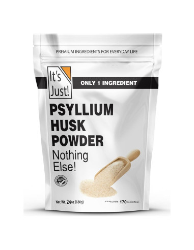 Polvo de Cáscara de Psyllium 680g - 138 Foods, Sin Sabor