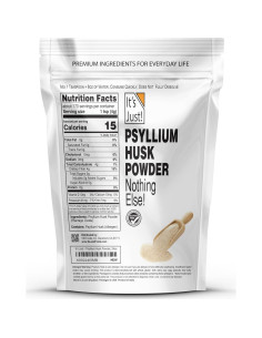 Polvo de Cáscara de Psyllium 680g - 138 Foods, Sin Sabor 2