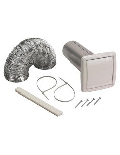 Kit de Conductos de Pared Flexible Broan-NuTone WVK2A 9 Piezas 10.16 cm