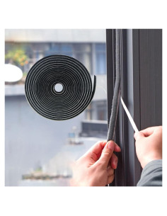 Cinta Selladora Autoadhesiva Bruiefpap 5m x 0.89cm Negro