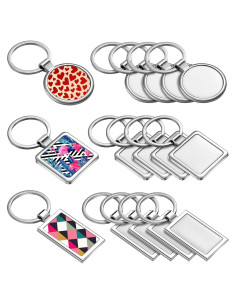 Llavero de Sublimación Chuangdi 12 Piezas Metal Personalizable