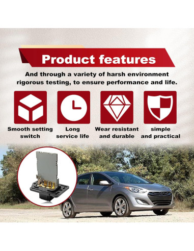Resistor de Motor de Soplador HVAC Pleoos Compatible Kia Hyundai