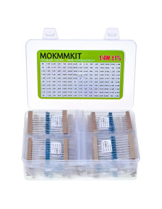 Kit de Resistores de Película Metálica MOKMMKIT 1500 Piezas 0-10M Ohm