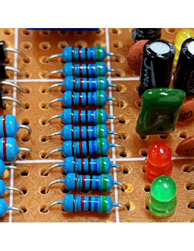 Kit de Resistores de Película Metálica MOKMMKIT 1500 Piezas 0-10M Ohm