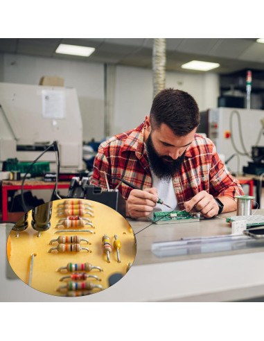 Kit de Resistencias WYEUTO 2500PCS 1 Ohm a 10M Ohm 1/4W