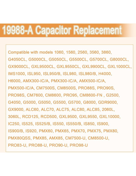 Capacitor de Arranque Wadoy 19988A 70 MFD 220V para Genie
