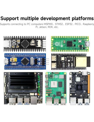 Yahboom K230 Placa de Desarrollo AI 1.6GHz 2MP Pantalla 2.4"