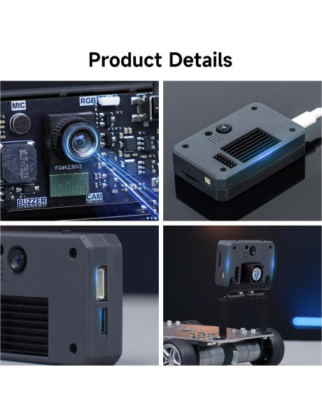 Yahboom K230 Placa de Desarrollo AI 1.6GHz 2MP Pantalla 2.4"