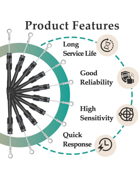 10 Diodos de Microondas CL04-12 0.5A 12KV Gfdoso Reemplazo