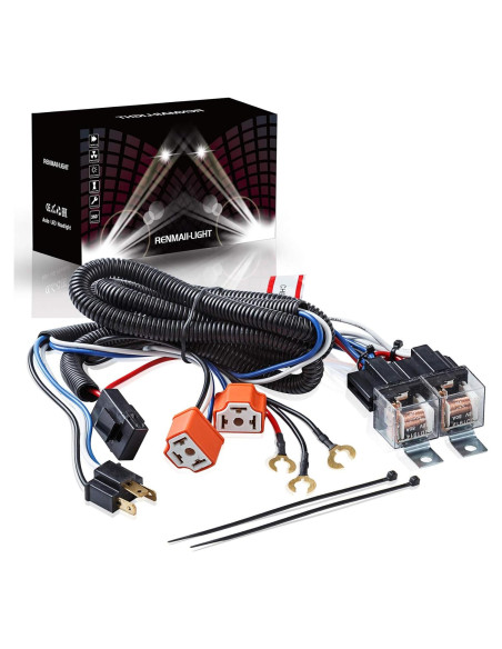 Arnés de Relé H4 RENMAII-LIGHT para Faros LED Toyota Tacoma