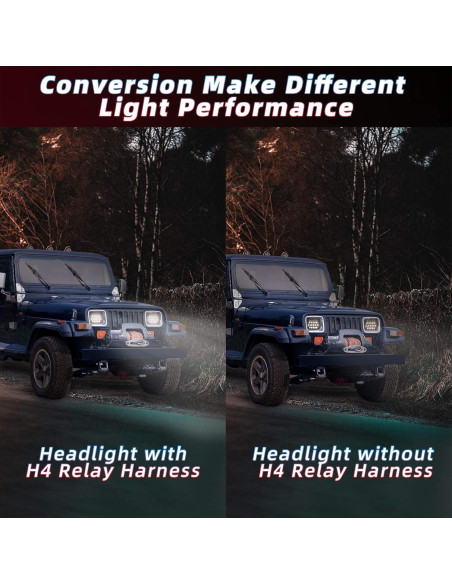 Arnés de Relé H4 RENMAII-LIGHT para Faros LED Toyota Tacoma