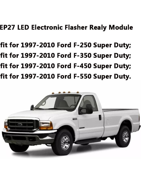 Relé Intermitente LED EP27 5 Pines para Ford F150 Ranger 1995-2008