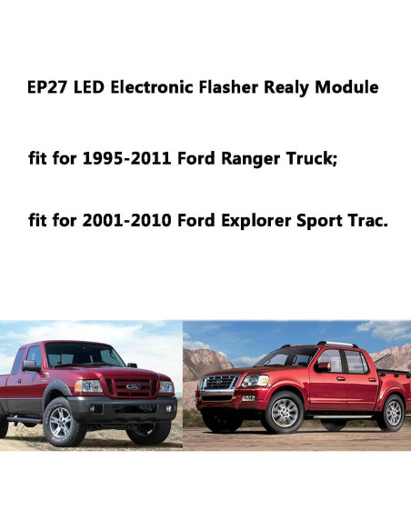 Relé Intermitente LED EP27 5 Pines para Ford F150 Ranger 1995-2008