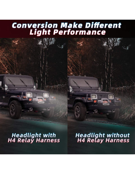 Arnés de Relé H4 RENMAII-LIGHT para Faros LED Toyota Tacoma