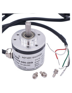Encoder Rotativo Incremental Taiss 600P/R DC 5-24V Eje 6mm
