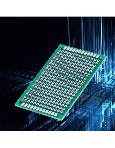 Placa de Circuito Universal 10 PCs 4x6cm Doble Cara DIY