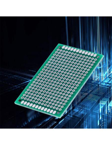 Placa de Circuito Universal 10 PCs 4x6cm Doble Cara DIY
