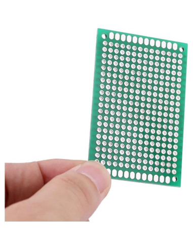 Placa de Circuito Universal 10 PCs 4x6cm Doble Cara DIY