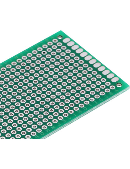 Placa de Circuito Universal 10 PCs 4x6cm Doble Cara DIY