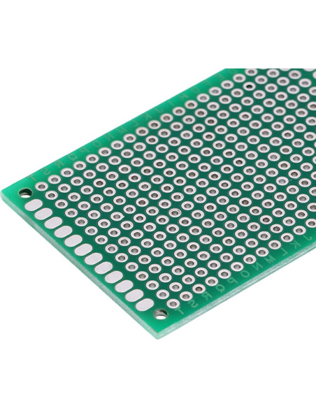 Placa de Circuito Universal 10 PCs 4x6cm Doble Cara DIY