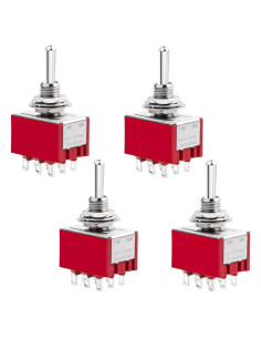 Interruptor de Palanca Miniatura Juasky MTS-302 9 Pines 2 Posiciones