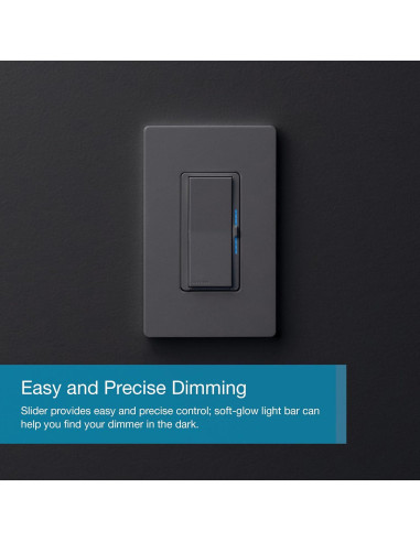 Interruptor Regulador Inteligente Lutron Diva Blanco Paquete 9