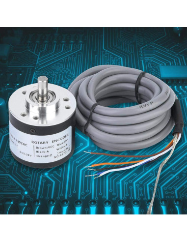 Encoder Rotativo Incremental E6B2-CWZ6C 38mm NPN 2500P/R