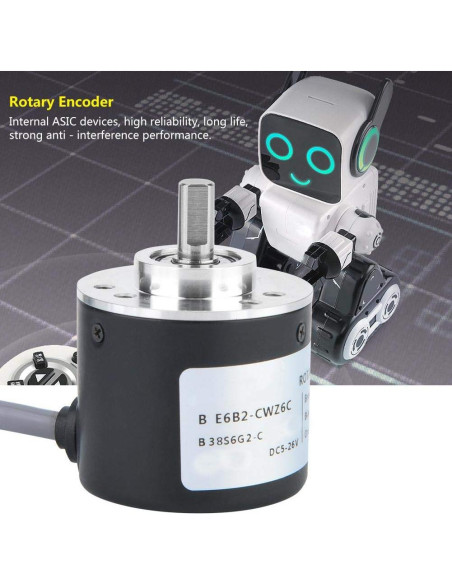 Encoder Rotativo Incremental E6B2-CWZ6C 38mm NPN 2500P/R