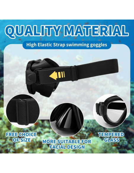 Máscara de Esnórquel Body+ 1397 para Adultos con Correa Ajustable