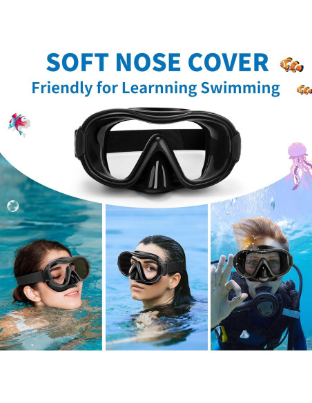 Máscara de Esnórquel Body+ 1397 para Adultos con Correa Ajustable