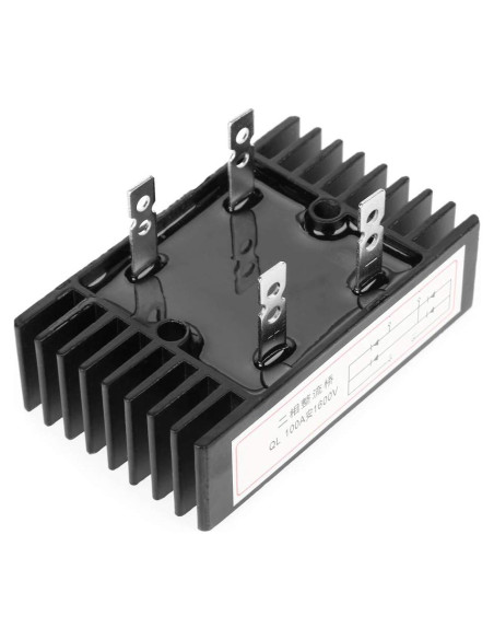 Rectificador de Puente Ejoyous 100A 1600V 2 Fases Alta Potencia