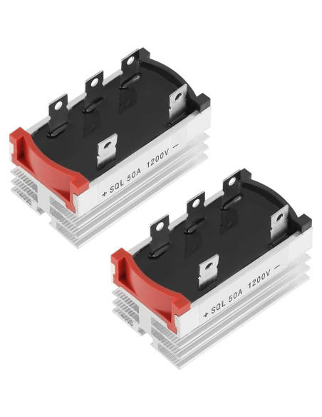 Puente Rectificador 50A 1200V Hilitand 2 Pcs AC a DC