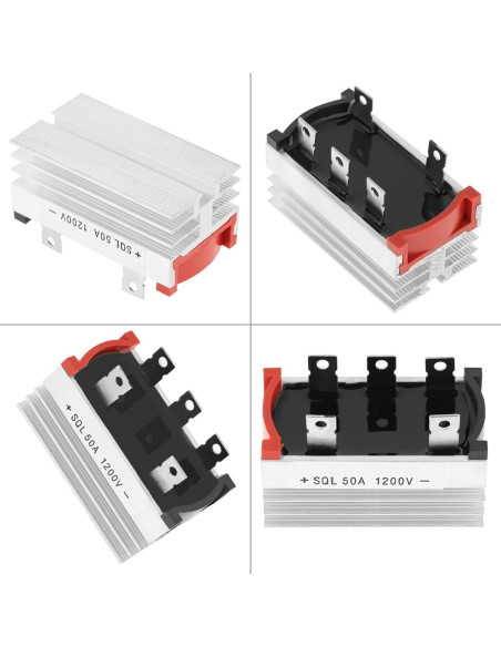 Puente Rectificador 50A 1200V Hilitand 2 Pcs AC a DC
