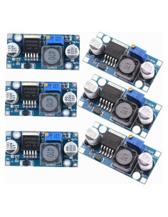 6 Paquete Regulador de Voltaje LM2596 QEBIDUM 3A Ajustable