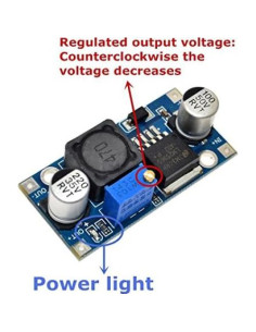 6 Paquete Regulador de Voltaje LM2596 QEBIDUM 3A Ajustable 2