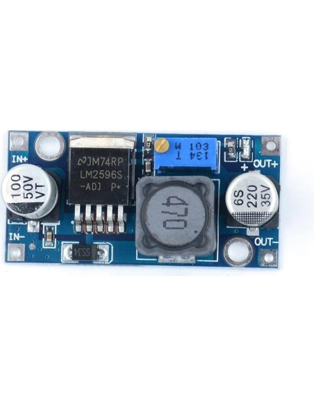 6 Paquete Regulador de Voltaje LM2596 QEBIDUM 3A Ajustable