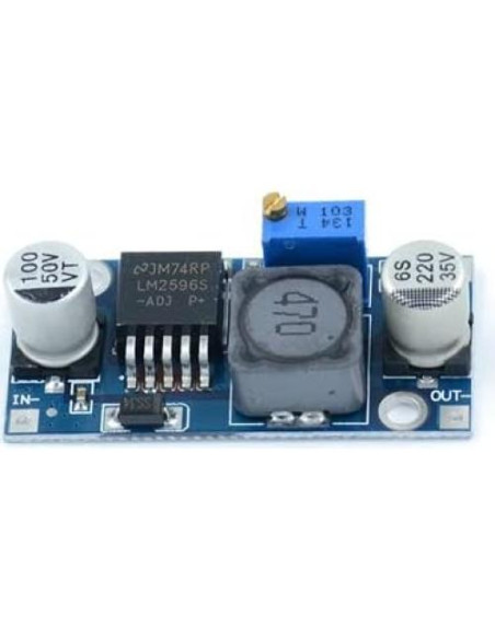 6 Paquete Regulador de Voltaje LM2596 QEBIDUM 3A Ajustable