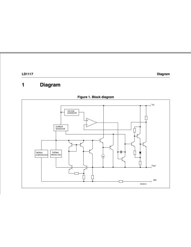 Regulador de Voltaje Lineal STMicroelectronics LD1117V33 3.3V