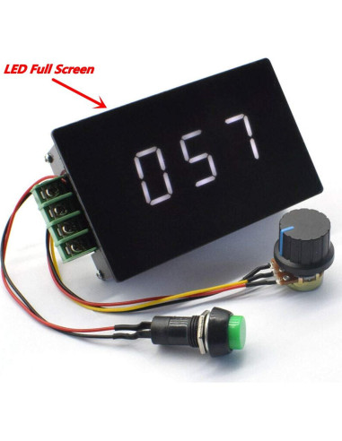 Controlador de Velocidad de Motor DC PWM 30A 6-60V Puly