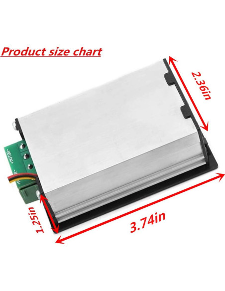 Controlador de Velocidad de Motor DC PWM 30A 6-60V Puly